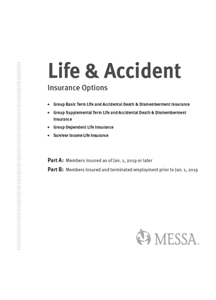 Life and accident insurance options (PDF)