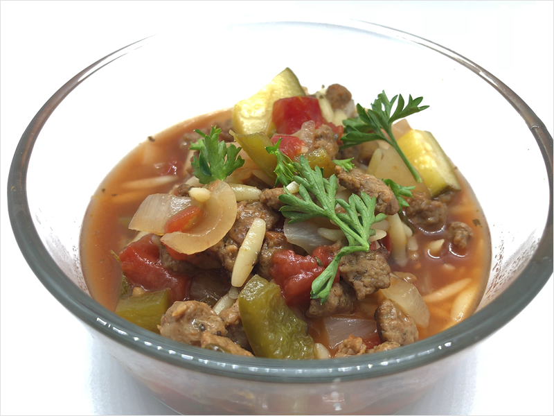 Sausage and Zucchini Soup