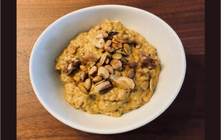 Pumpkin spice chia seed pudding