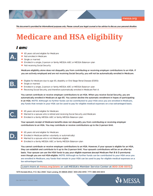 Medicare and HSA eligibility
