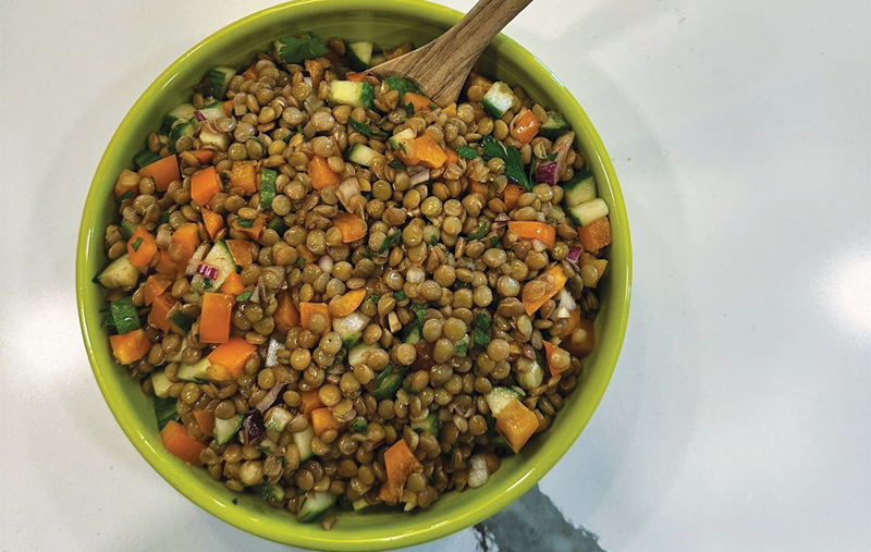 Balsamic Lentil Salad