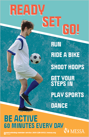 High School Be Active Poster