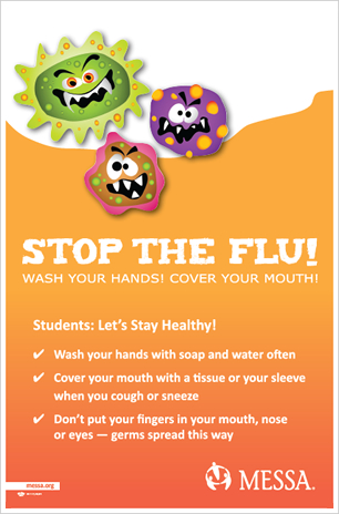 MESSA Stop the Flu Poster