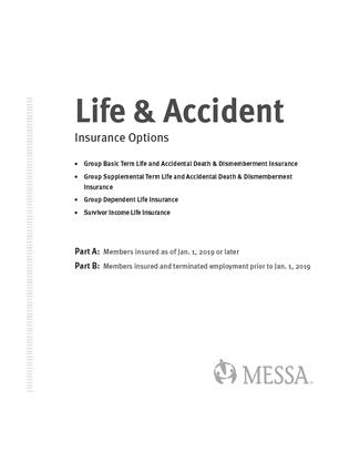 Life and accident insurance options (PDF)