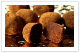 pumpkin spice chocolate fudge truffles