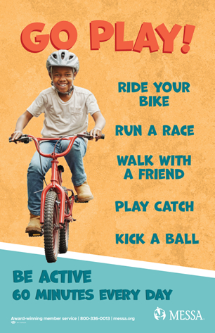 Elementary School Be Active Poster